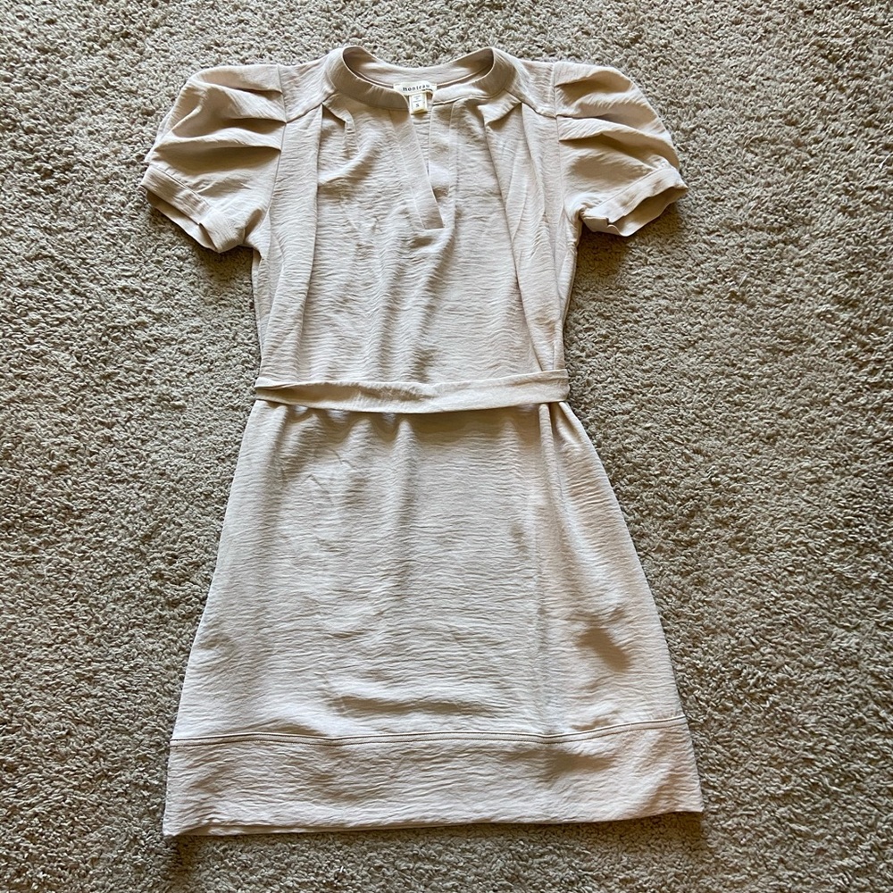 Petite Puff Sleeve Dress